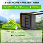 6-Pack Solar Pathway Lights, IP65 Waterproof LED Yard Lights