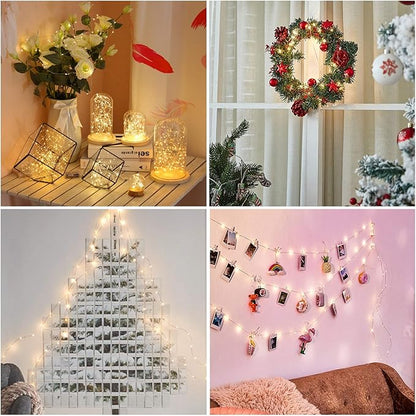 Outdoor String Lights, Warm White Waterproof LED