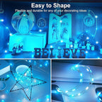 30-Pack 20 LED Christmas Twinkle Lights, 7ft Waterproof for Yard
