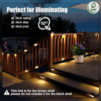 16-Pack Solar Yard Lights, Warm White LED