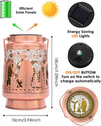 Backyard Solar Patio Lanterns, Classic Waterproof LED