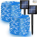 2-Pack Christmas String Lights, 80ft 240 LED Remote & Timer