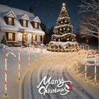 Red Solar Path Lights, Outdoor Driveway LED