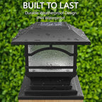 Solar Post Cap Lights, Waterproof LED