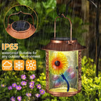Charming Dragonfly Solar Lanterns for Patio, Waterproof LED