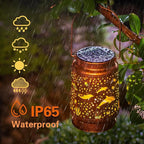 Courtyard Solar Backyard Lanterns, Classic Waterproof LED