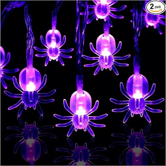 10ft Christmas LED String Lights, Waterproof Timer Lights