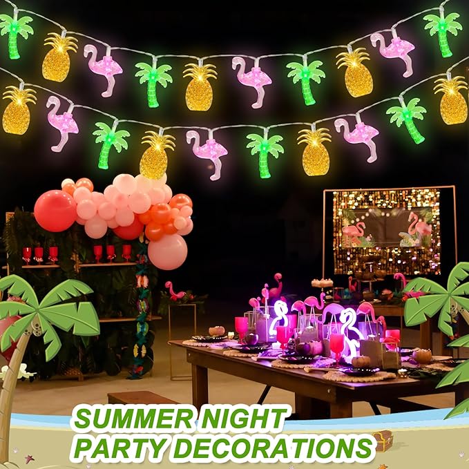 16ft LED Patio String Lights, Waterproof Outdoor