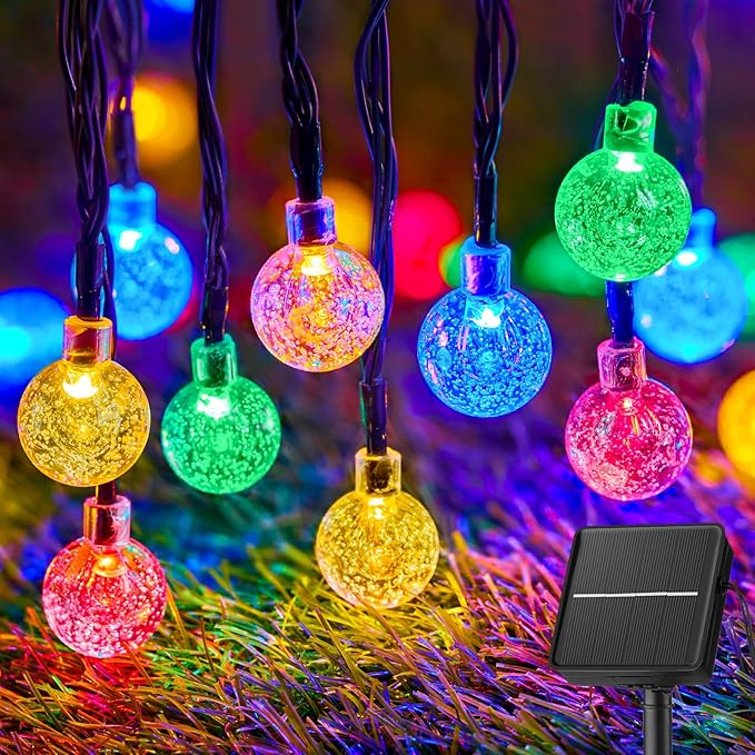 Multicolor Outdoor Edison String Lights, Weatherproof