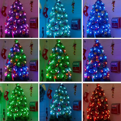 Yard String Lights, 21ft Weatherproof LED