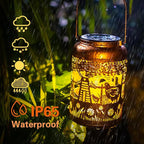 Garden Solar Lanterns, Waterproof LED Outdoor Lights