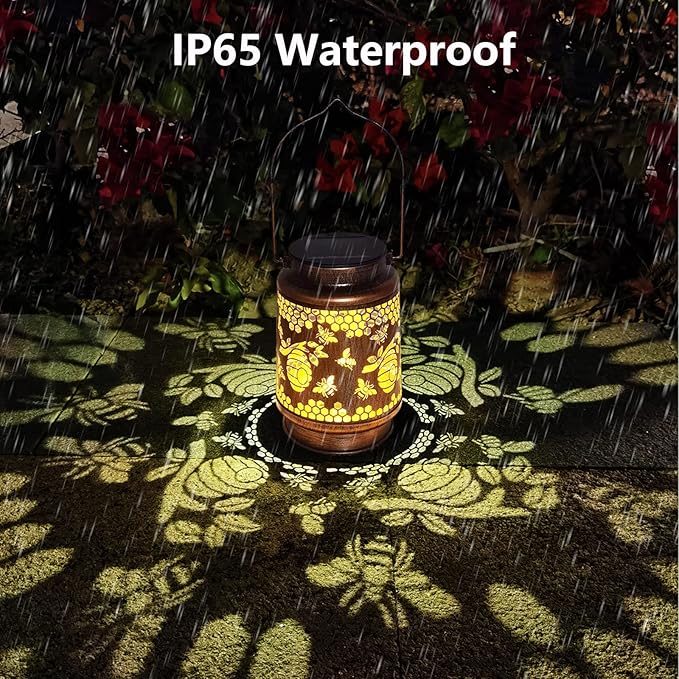 Backyard Solar Lanterns, Waterproof LED Patio Lights