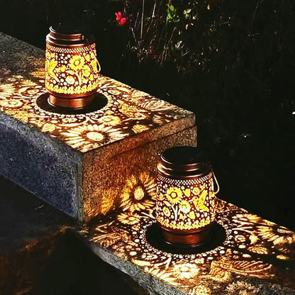 Solar Lanterns Outdoor Waterproof, Garden Decor Metal High Brightness LED Light, Solar Hanging Lantern for Garden,Yard,Patio,Lawn, Landscaping (Hummingbird )
