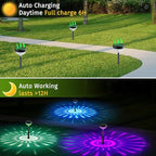 Solar Yard Path Lights 6-Pack, Waterproof