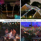 LED Patio String Lights, Waterproof Outdoor