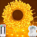 33ft Christmas LED String Lights, Waterproof Timer Lights