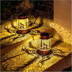 Courtyard Solar Garden Lanterns, Classic Waterproof LED