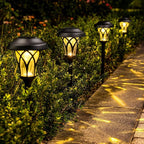 Solar Yard Path Lights 6-Pack, IP65 Waterproof