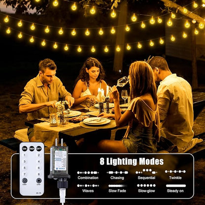 Christmas Fairy Lights, 66ft 200 LED Battery Twinkle Lights