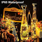 Christmas Backyard String Lights 4-Pack, 4ft 50 LED Waterproof
