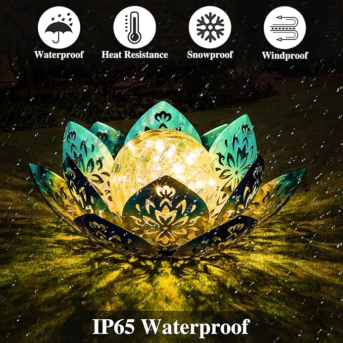 Solar Driveway Path Lights, Waterproof