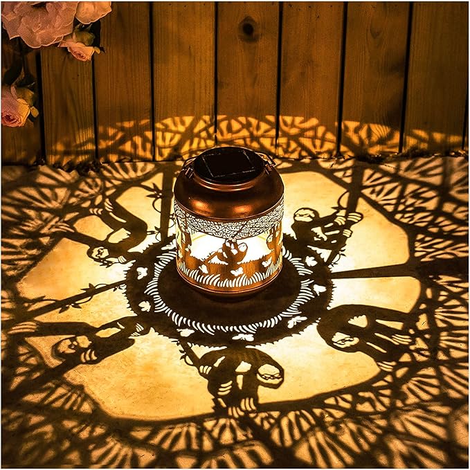 Backyard Solar Lanterns, Waterproof LED Yard Lights