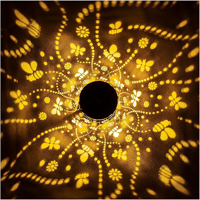 Bee Solar Lanterns, Waterproof LED Porch Lights