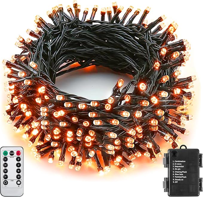 Christmas Patio String Lights, 100 LED Waterproof
