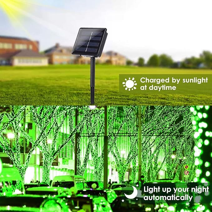 2-Pack Halloween String Lights, 80ft 200 LED Timer
