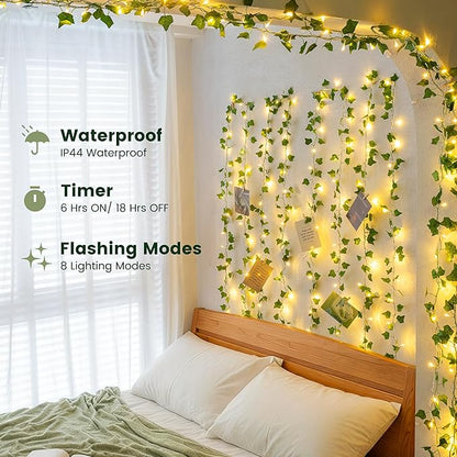 23ft LED Patio String Lights, Waterproof Outdoor