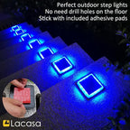 Solar Dock Lights 4-Pack, Waterproof LED