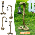 Snake Solar Lawn Figurine Light, Waterproof