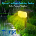 6-Pack Solar Spotlights, Waterproof Wall LED