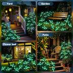 Green Solar Pathway Lights 2-Pack, Walkway LED