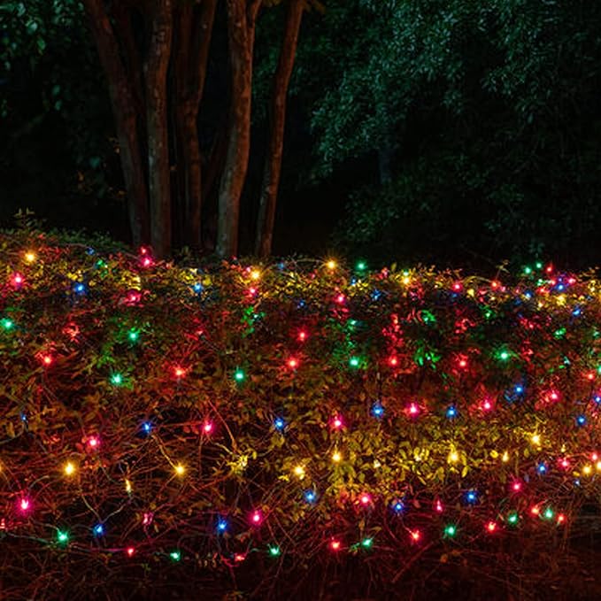 Christmas Porch String Lights, 16ft 50 LED Waterproof