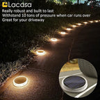 Solar Dock Lights 4-Pack, Waterproof LED