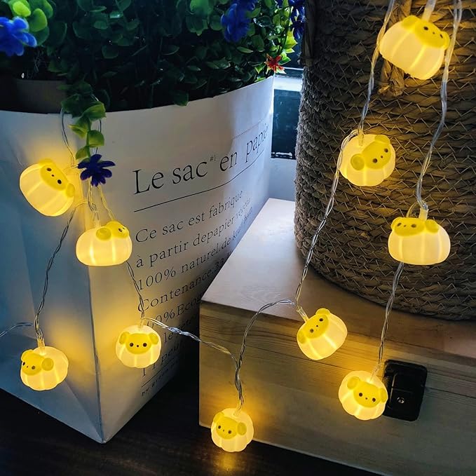 Black Patio String Lights, Weatherproof LED