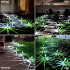 Cold White Solar Pathway Lights 15-Pack, Walkway LED