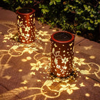 Hummingbird Solar Lantern Set 4-Pack, Charming Porch Lighting