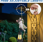 Dog Solar Lawn Figurine Light, Waterproof