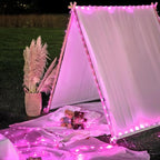 4-Pack Christmas String Lights, 1ft 50 LED Waterproof Twinkle Lights