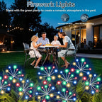 Solar Yard Path Lights 2-Pack, Waterproof