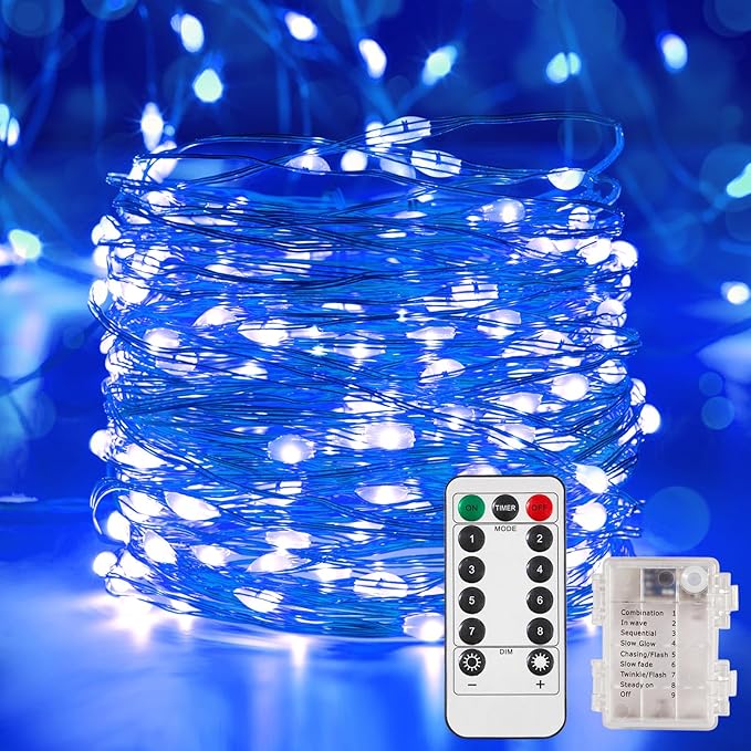 Christmas String Lights, 6ft Waterproof Twinkle Lights