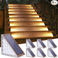 Solar Step Lights 6-Pack, Waterproof Deck