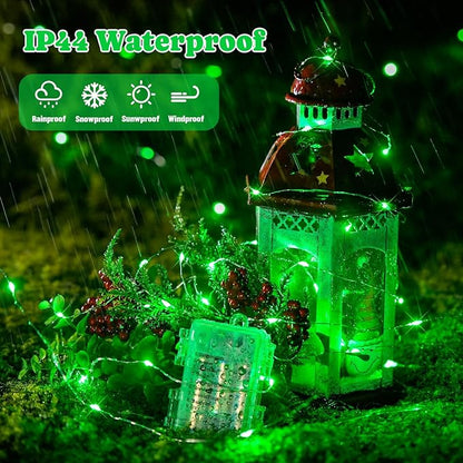2-Pack Christmas String Lights, 132ft 400 LED Waterproof Twinkle Lights