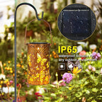 4-Pack Butterfly Solar Lanterns, Waterproof LED Outdoor Lights