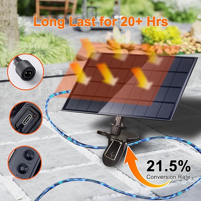 120ft String Lights for Porch, Waterproof LED