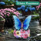 Butterfly Solar Lawn Figurine Light, Waterproof
