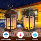 Garden Solar Patio Lanterns, Elegant Waterproof LED