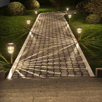 4-Pack Solar Pathway Lights, Waterproof LED Driveway Lights